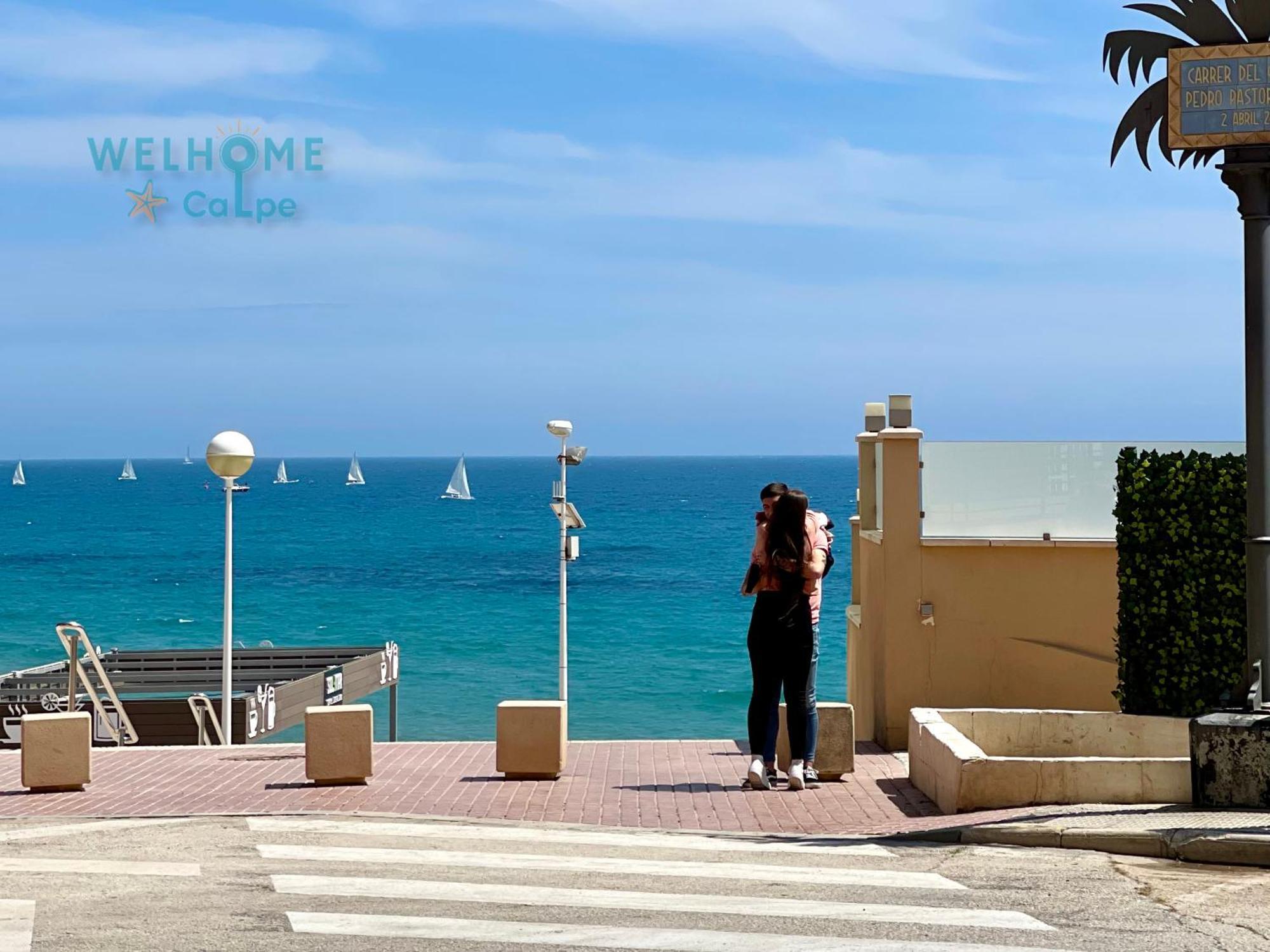 Calalga Сasa Frente A La Playa Con Piscina Privada Villa Calpe Buitenkant foto